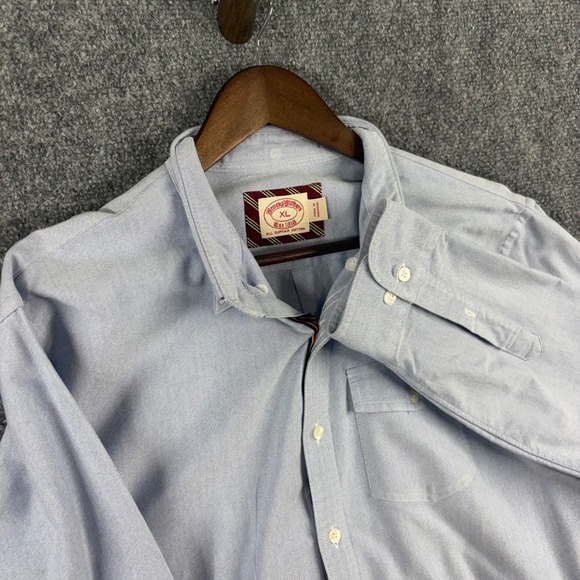 Brooks Brothers XL All Supima Cotton Button Down Shirt Light Blue - Picture 1 of 6